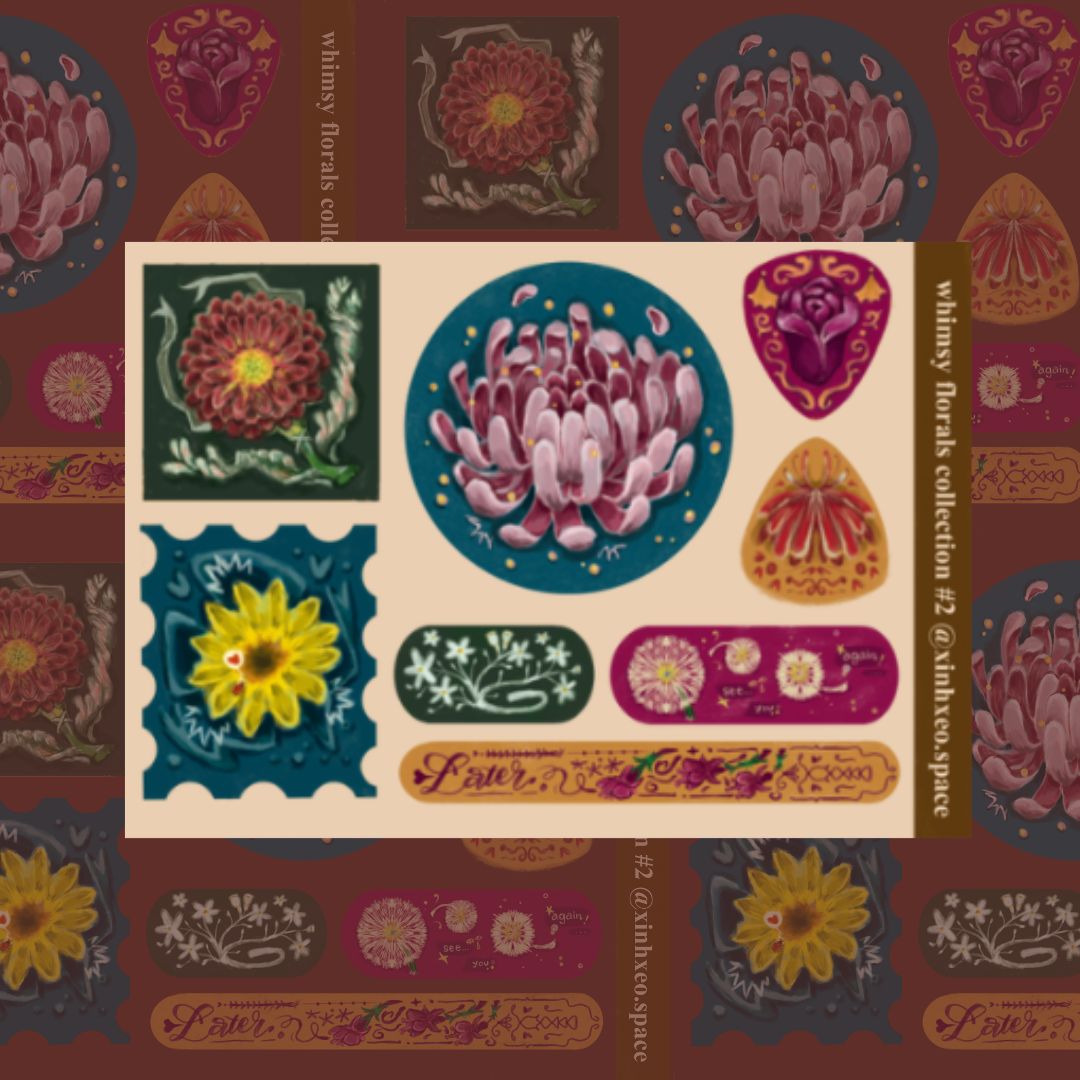 whimsy florals collection #2